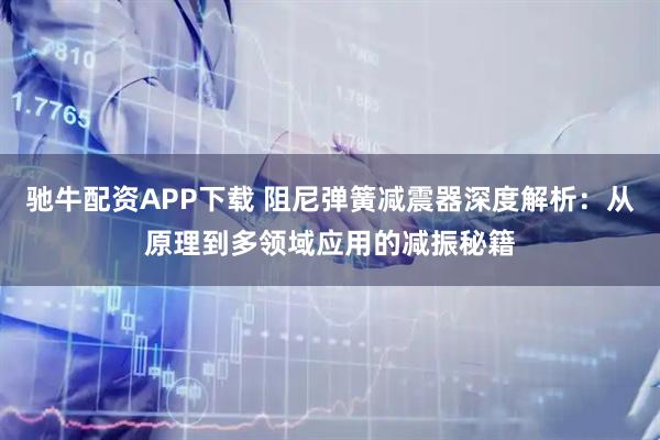 驰牛配资APP下载 阻尼弹簧减震器深度解析：从原理到多领域应用的减振秘籍